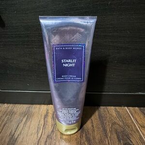 Bath & Body Works Starlit Night Body Cream - Deep Purple with Gold Cap